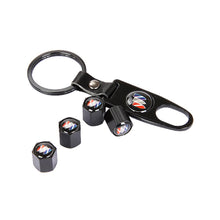 Load image into Gallery viewer, 4pcs Buic Logo Tire Valve Caps + Keychain
