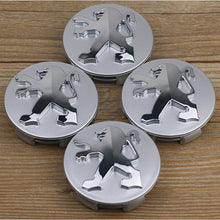 Load image into Gallery viewer, 4pcs Peugeot Wheel Center Caps
