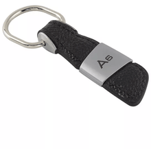 Load image into Gallery viewer, Audi Leather Keyring Black
