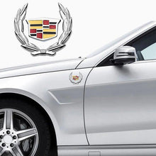 Load image into Gallery viewer, Cadillac Wreath Emblem Sticker

