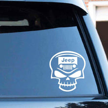 Load image into Gallery viewer, Jeep Skull Auto Sticker
