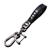 Load image into Gallery viewer, Jeep Logo Keychain Leather

