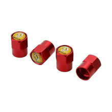 Load image into Gallery viewer, 4pcs Renault Yellow Background Logo Tire Valve Caps
