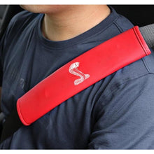 Load image into Gallery viewer, 2pcs Shelby Cobra Ford Logo Seat Belt Pads
