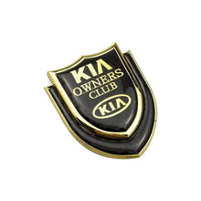 Load image into Gallery viewer, Kia Logo Owners Club Shield Emblem Sticker
