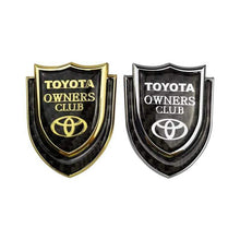 Load image into Gallery viewer, Toyota Owners Club Shield Emblem Sticker
