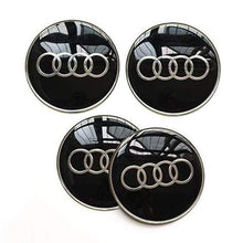 Load image into Gallery viewer, 4pcs Audi Logo Wheel Hub Stickers - Big 65 mm
