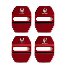 Load image into Gallery viewer, 4pcs Maserati Logo Door Lock Cover for Ghibli Levante Quattroporte
