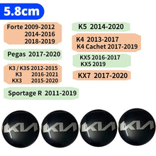 Load image into Gallery viewer, 3pcs/Set Kia Trunk, Hood, Steering Wheel Emblem
