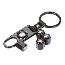 Load image into Gallery viewer, 4pcs Buic Logo Tire Valve Caps + Keychain
