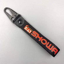 Load image into Gallery viewer, Honda Showa Embroidered Car Keychain - Black+Red
