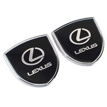 Load image into Gallery viewer, 2pcs Lexus Logo Shield Emblems
