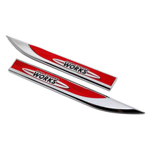 Load image into Gallery viewer, 2pcs John Cooper Works Blade Fender Emblem Stickers
