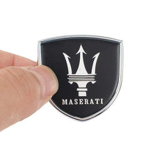 Load image into Gallery viewer, 2pcs Maserati Logo Shield Emblems
