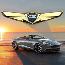 Load image into Gallery viewer, Audi Logo Wings Decal Emblem Sticker
