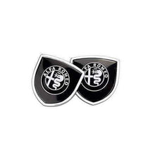 Load image into Gallery viewer, 2pcs Alfa Romeo Shield Logo Emblem
