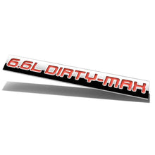 Load image into Gallery viewer, 1pcs 6.6L Dirty-Max Emblems Stickers for Chevrolet

