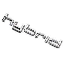 Load image into Gallery viewer, Hybrid Refit Emblem for Audi [Silver, Metal, Sticker]

