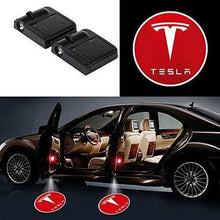 Load image into Gallery viewer, 2Pcs Tesla Logo Wireless Car Door Led Laser Projector
