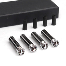 Load image into Gallery viewer, 4pcs Universal Peace Logo Car Doors Lock Pins Knobs Interior
