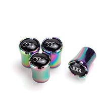 Load image into Gallery viewer, 4pcs Audi Logo Tire Valve Caps

