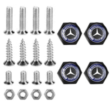 Load image into Gallery viewer, 4pcs License Plate Screws for Mercedes-Benz Frame
