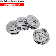 Load image into Gallery viewer, 58/62mm wheel center caps toyota
