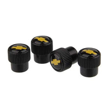 Load image into Gallery viewer, 4pcs Chevrolet Logo Tire Valve Caps - Silver
