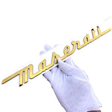 Load image into Gallery viewer, Maserati Letters Emblem Sticker
