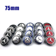 Load image into Gallery viewer, Mercedes Benz 75mm Wheel Center Caps
