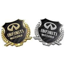 Load image into Gallery viewer, Infiniti Motors Carbon Shield Logo Emblem
