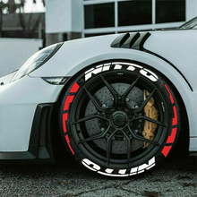 Load image into Gallery viewer, 8pcs Nitto Wheels Rim Stickers
