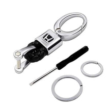 Load image into Gallery viewer, Keychain Leather+Metal For Honda
