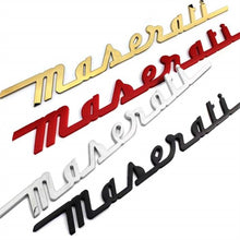 Load image into Gallery viewer, Maserati Letters Emblem Sticker
