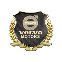 Load image into Gallery viewer, Volvo Motors Carbon Shield Logo Emblem
