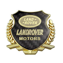 Load image into Gallery viewer, Land Rover Motors Carbon Shield Logo Emblem
