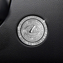 Load image into Gallery viewer, Rhinestone Engine Start/Stop Button Emblem Sticker
