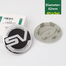 Load image into Gallery viewer, 4pcs 63mm SV Special Wheel Hub Caps for Range Rover
