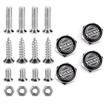 Load image into Gallery viewer, 4pcs License Plate Screws for Volvo Frame
