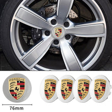 Load image into Gallery viewer, 4pcs Prosche LOGO Wheel Center Caps
