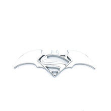 Load image into Gallery viewer, Superman Batman Silver Emblem Sticker
