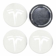 Load image into Gallery viewer, 4pcs 58mm Tesla Logo Wheel Center Caps

