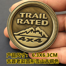 Load image into Gallery viewer, Sticker &amp; Grille Trail Rated for Jeep

