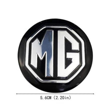 Load image into Gallery viewer, 4pcs 56mm Wheel Center Stickers For MG - Black
