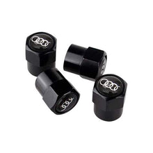 Load image into Gallery viewer, 4pcs Audi Logo Tire Valve Caps
