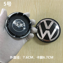 Load image into Gallery viewer, Volkswagen 69 70 75 76mm wheel center caps
