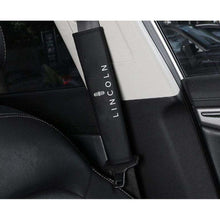 Load image into Gallery viewer, 2pcs Lincoln Logo Seat Belt Pads
