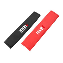 Load image into Gallery viewer, 2pcs Nissan Nismo Logo Seat Belt Shoulder Pad

