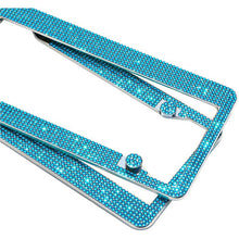 Load image into Gallery viewer, 2pcs Universal License Plate Frames with Crystals
