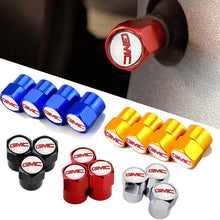 Load image into Gallery viewer, 4pcs GMS Red Logo Tire Valve Caps
